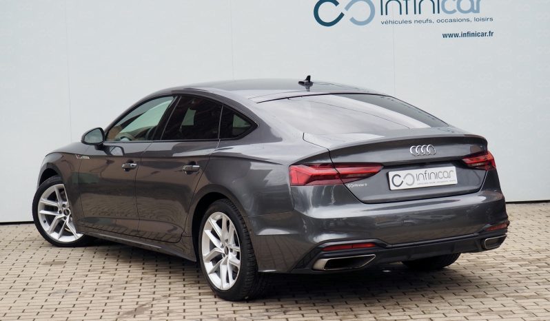 Audi A5 Sportback 35 Tdi 163 S-Tronic S-Line  + Toit pano + Caméra + Full Led + Cuir + Options, 1ère Main – Garantie 12 mois.