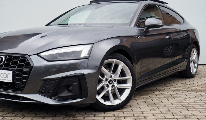 Audi A5 Sportback 35 Tdi 163 S-Tronic S-Line  + Toit pano + Caméra + Full Led + Cuir + Options, 1ère Main – Garantie 12 mois.