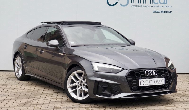 Audi A5 Sportback 35 Tdi 163 S-Tronic S-Line  + Toit pano + Caméra + Full Led + Cuir + Options, 1ère Main – Garantie 12 mois.