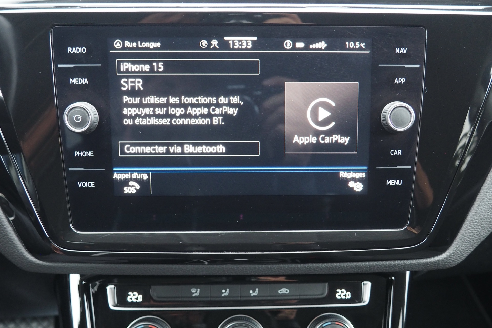 VOLKSWAGEN Touran 1,5 Tsi 150 Evo DSG Carat, 7 places  + Options  – Garantie 12 mois. complet