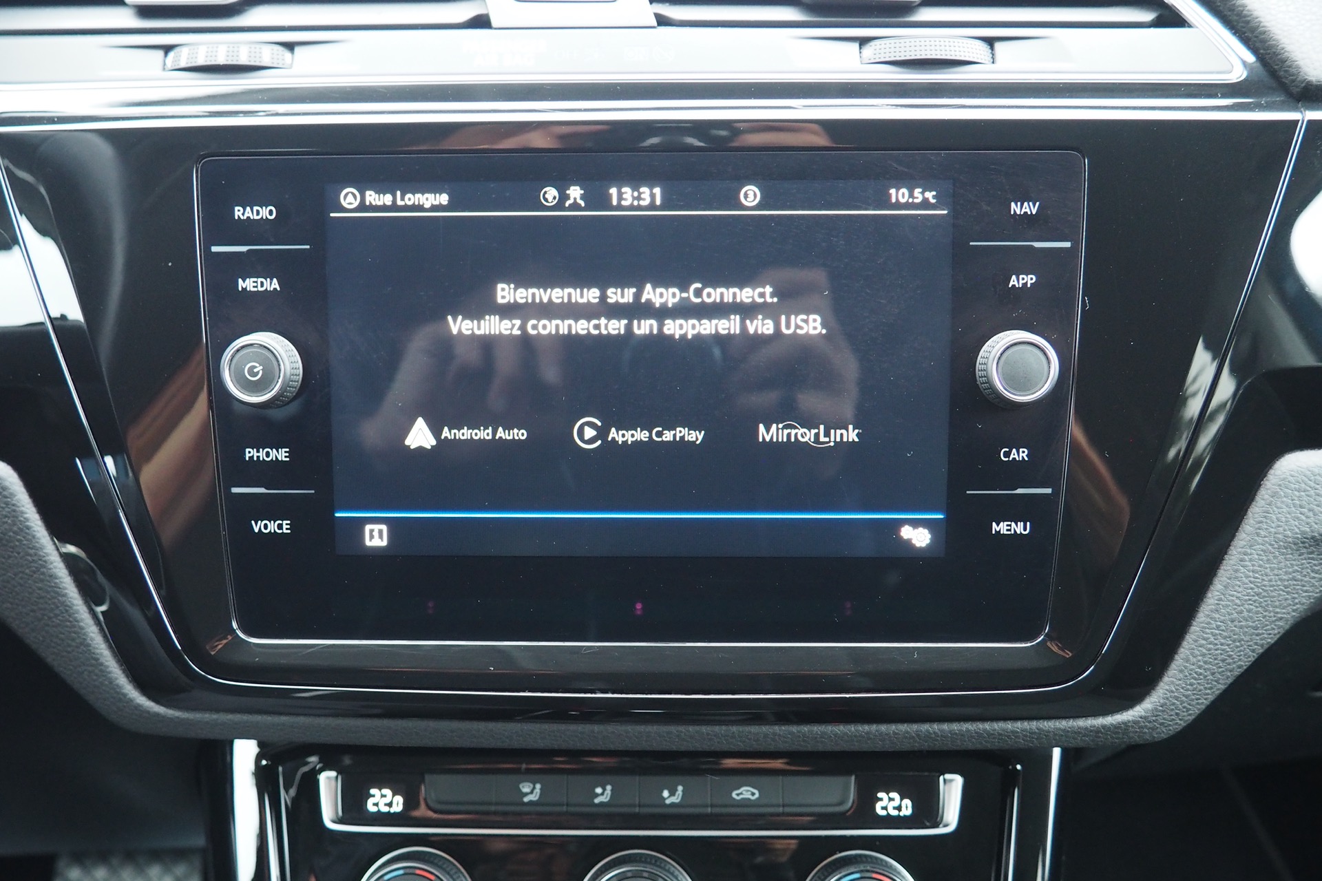 VOLKSWAGEN Touran 1,5 Tsi 150 Evo DSG Carat, 7 places  + Options  – Garantie 12 mois. complet