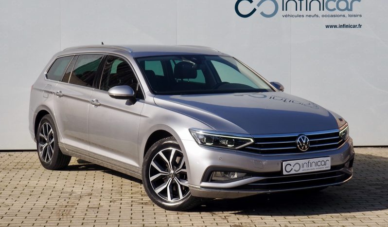 VOLKSWAGEN Passat SW 1,5 Tsi 150 Evo DSG Elégance  + Attelage élec. + Virtual Cockpit + Caméra 360° + Options, 1ère Main – Garantie 12 mois.