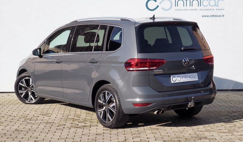 VOLKSWAGEN Touran 2,0 Tdi 150 DSG7 Carat  + Toit pano + Attelage + Caméra + Full Led + Options, 1ère Main – Garantie 12 mois.