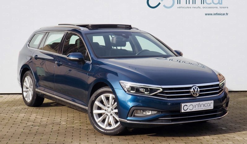 VOLKSWAGEN Passat SW 2,0 Tdi 150 DSG7 Elégance + Toit pano. + Digital Cockpit + Cuir + Options, 1ère Main  – Garantie 12 mois.