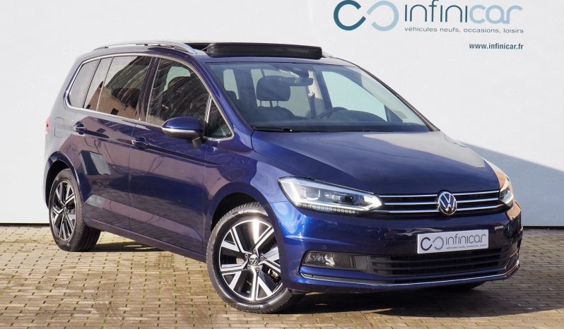VOLKSWAGEN Touran 2,0 Tdi 150 DSG Style, 7 places  + Toit pano. + Digital Cockpit  + Full Led + Options, 1ère Main – Garantie 12 mois.