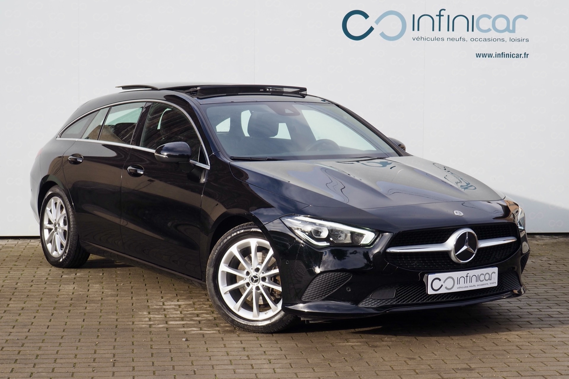 Mercedes-Benz CLA Shooting Brake 180c 7G-DCT Business Line  + Toit pano. + Caméra  + Full Led + Options, 1ère Main – Garantie 12 mois.