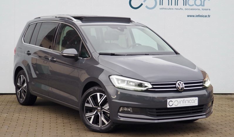 VOLKSWAGEN Touran 2,0 Tdi 150 DSG Style, 7 places  + Toit pano. + Caméra  + Full Led + Options, 1ère Main – Garantie 12 mois.