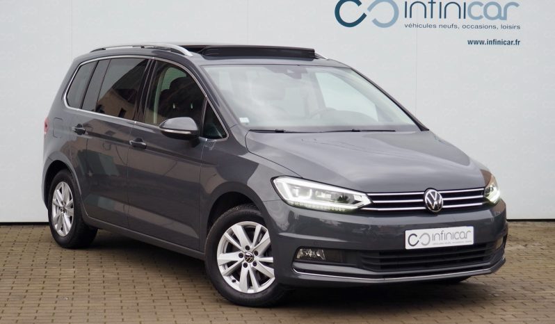 VOLKSWAGEN Touran 2,0 Tdi 150 DSG Carat, 7 places  + Toit pano. + Attelage  + Full Led + Options, 1ère Main – Garantie 12 mois.