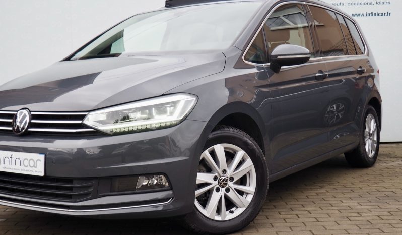 VOLKSWAGEN Touran 2,0 Tdi 150 DSG Carat, 7 places  + Toit pano. + Attelage  + Full Led + Options, 1ère Main – Garantie 12 mois.