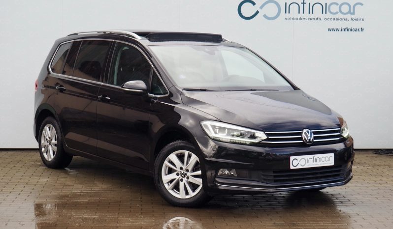 VOLKSWAGEN Touran 1,5 Tsi 150 Evo DSG7 Carat  + Toit panoramique + Attelage  + Full Led + Options, 1ère Main – Garantie 12 mois.