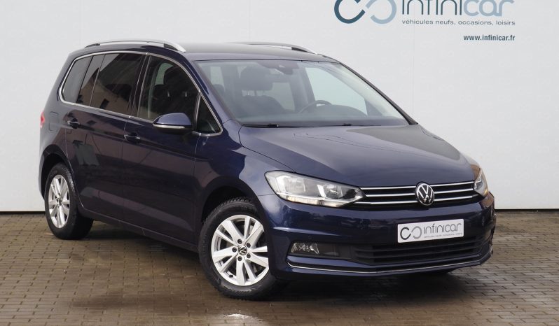 VOLKSWAGEN Touran 1,5 Tsi 150 Evo DSG7 Carat, 7 places  + Attelage + Caméra + Options – 1ère Main, Garantie 12 mois.