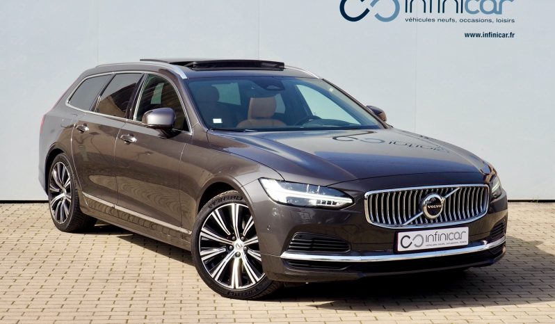 VOLVO V90 T6 Recharge 340 Inscrition Luxe  + Full Options, 1ère Main – Garantie 12 mois.