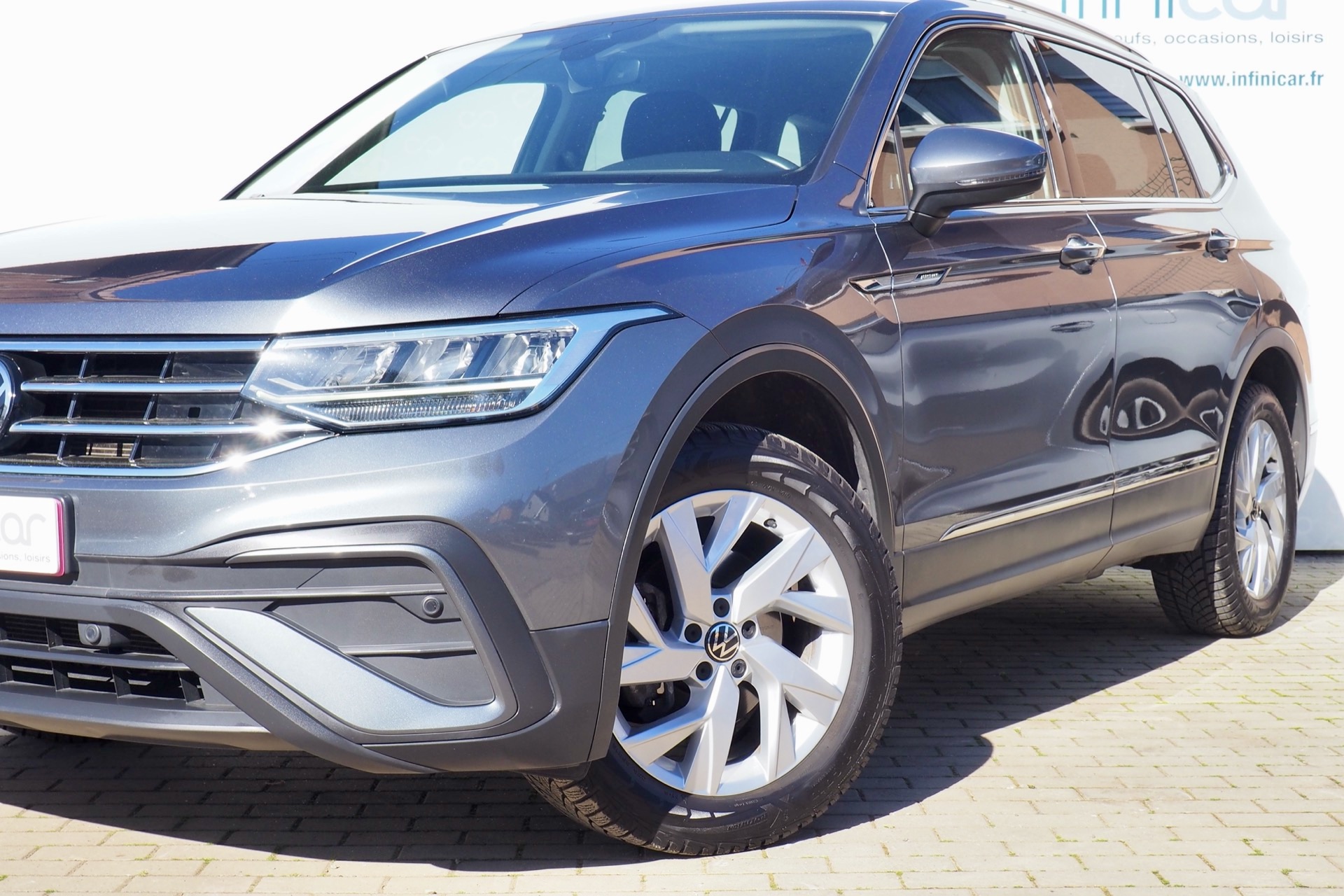 VOLKSWAGEN Tiguan Allspace 2,0 Tdi 150 Life Business  + Attelage + Caméra + Full Led + Options, 1ère Main – Garantie 12 mois.