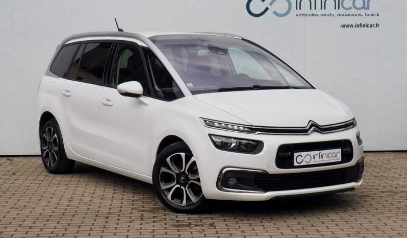 CITROEN Grand C4 Spacetourer Hdi 130 Shine Pack – 7 places  + Cuir + Attelage + Options, 1ère Main – Garantie 12 mois
