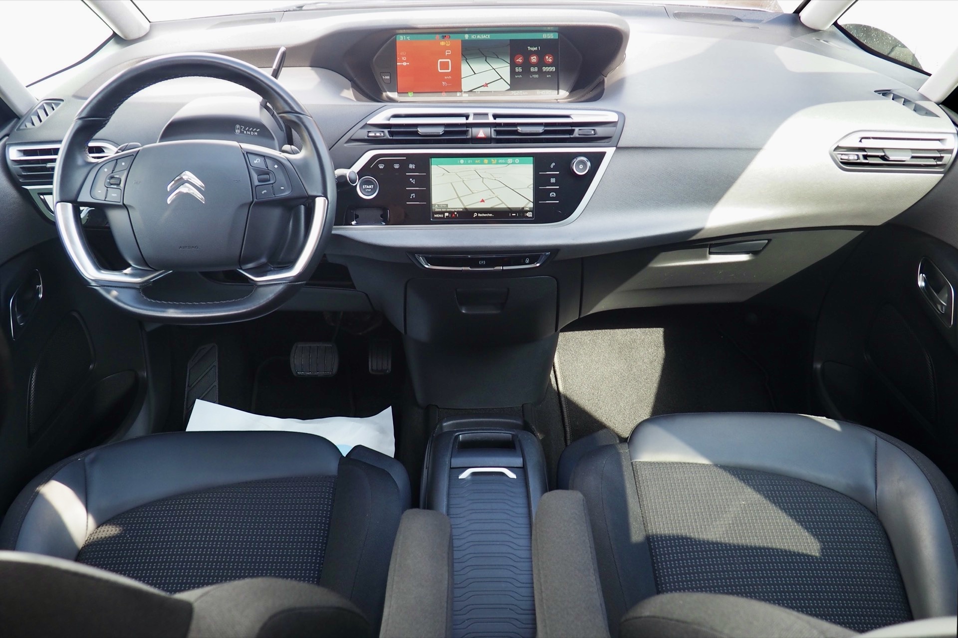 CITROEN Grand C4 Spacetourer Hdi 130 EAT8 Shine, 7 places + Attelage + Options, 1ère Main – Garantie 12 mois