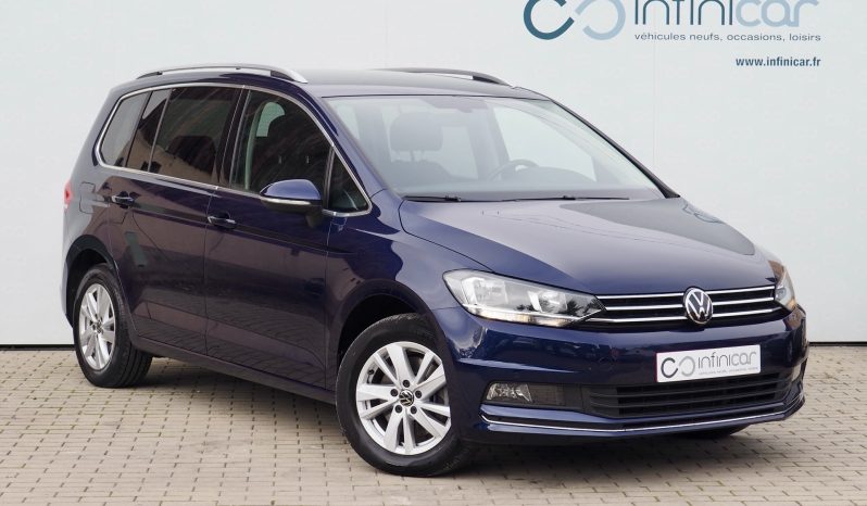 VOLKSWAGEN Touran 1,5 TSI 150 DSG Carat  + Attelage + Options, 1ère Main – Garantie 12 mois.